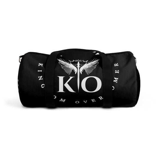 Black K.O Duffel Bag (Kingdom Overcomer)